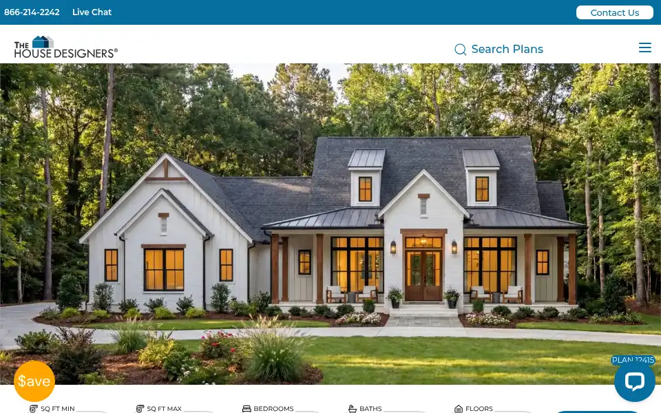 Screenshot of thehousedesigners.com