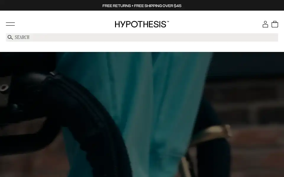 Screenshot of thehypothesis.com