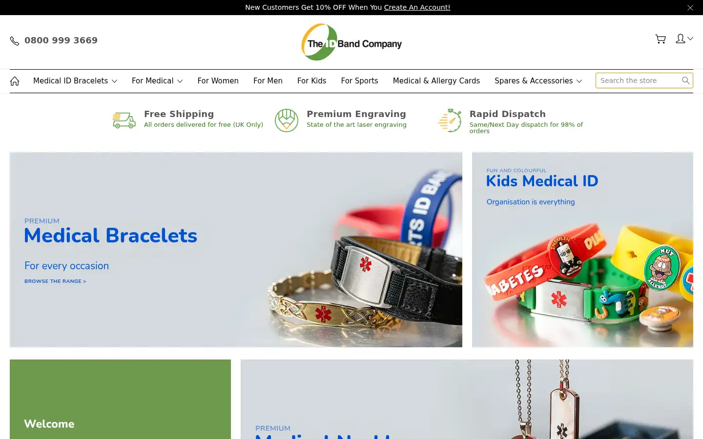 Screenshot of theidbandco.com