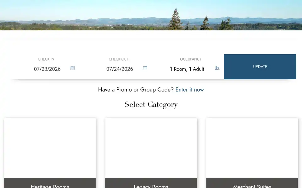 Screenshot of theinnatdayton.com