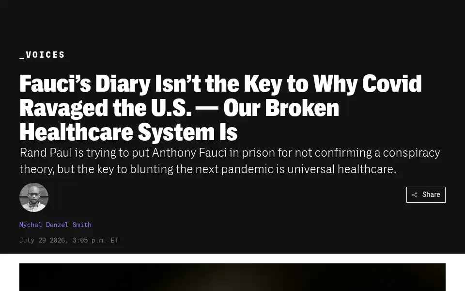 Screenshot of theintercept.com
