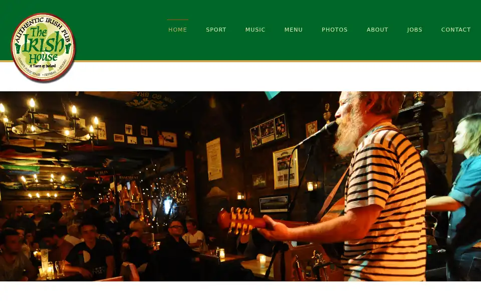 Screenshot of theirishhouse.dk