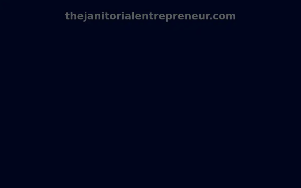 Screenshot of thejanitorialentrepreneur.com