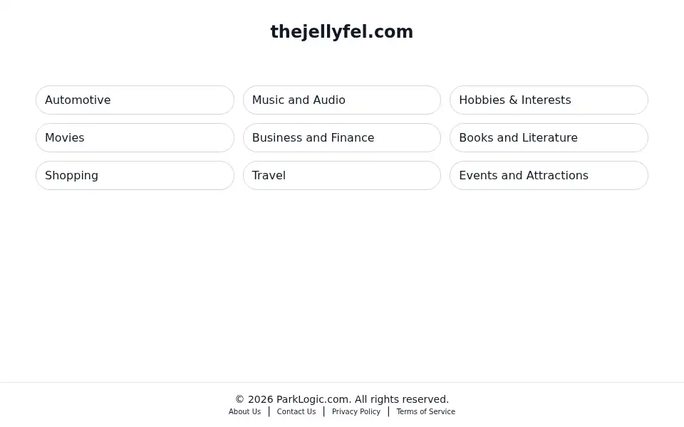 Screenshot of thejellyfel.com