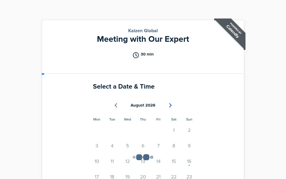 Screenshot of thekaizenglobal.com