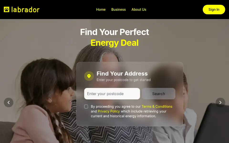 Screenshot of thelabrador.co.uk