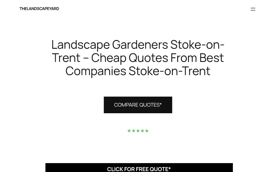 Screenshot of thelandscapeyard.co.uk