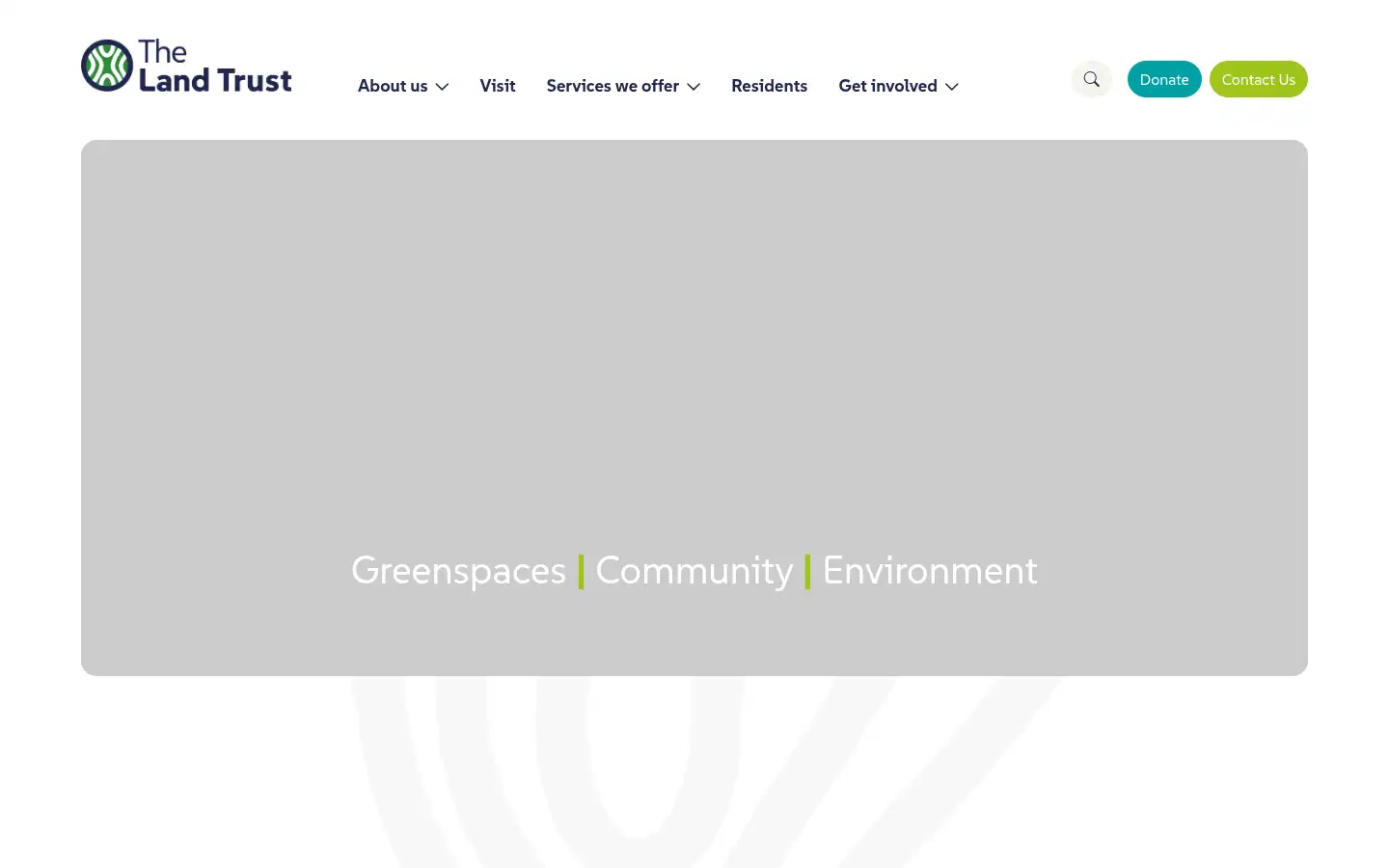 Screenshot of thelandtrust.org.uk