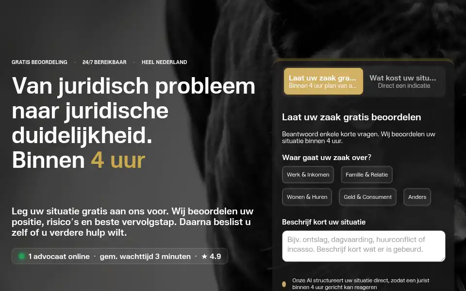 Screenshot of thelawfirm.nl
