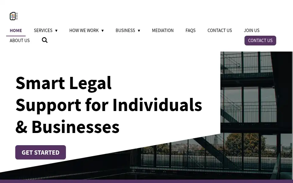 Screenshot of thelawlab.co.uk