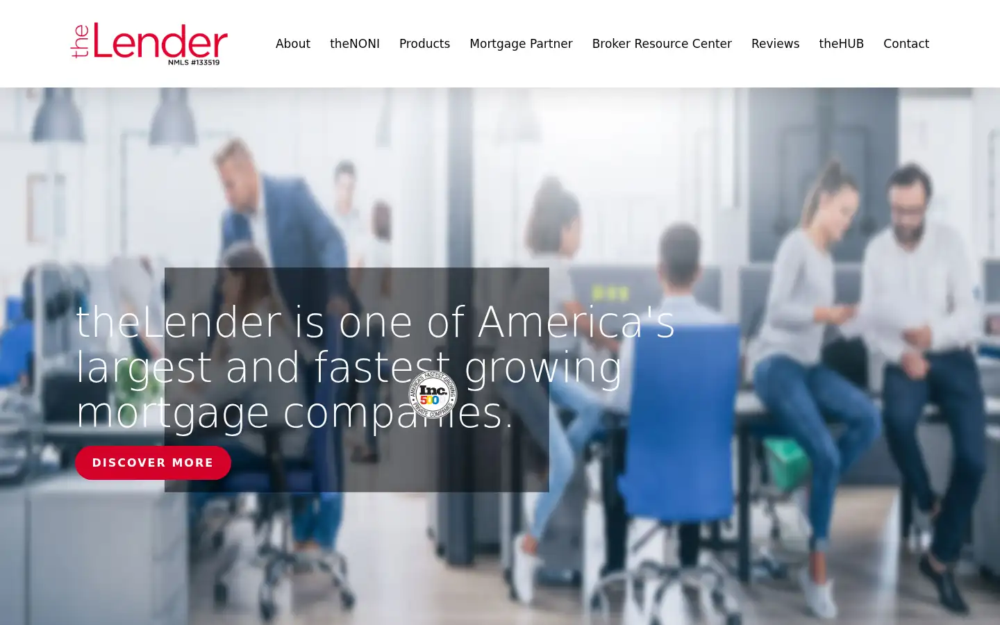 Screenshot of thelender.com