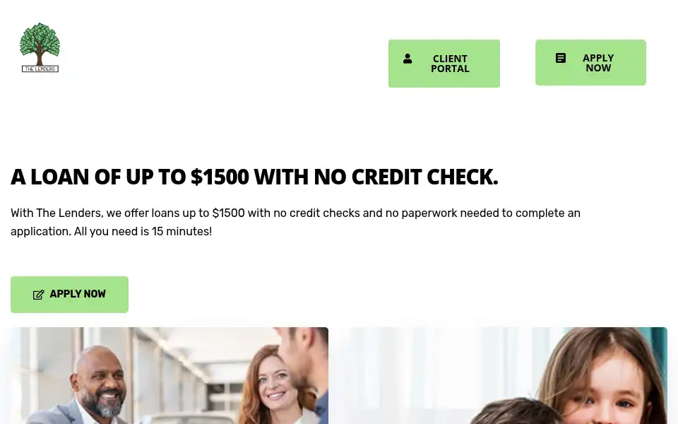 Screenshot of thelenders.ca