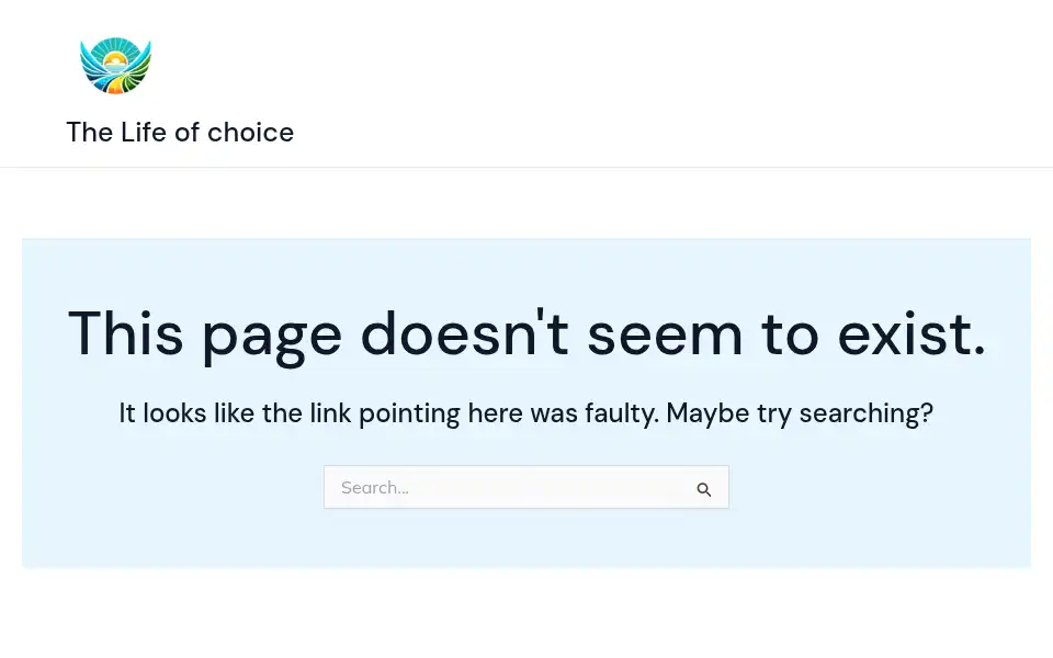 Screenshot of thelifeofchoice.com