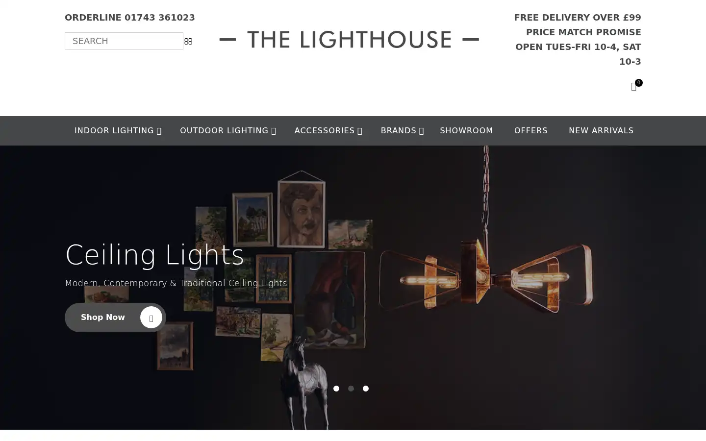 Screenshot of thelighthouseshrewsbury.co.uk
