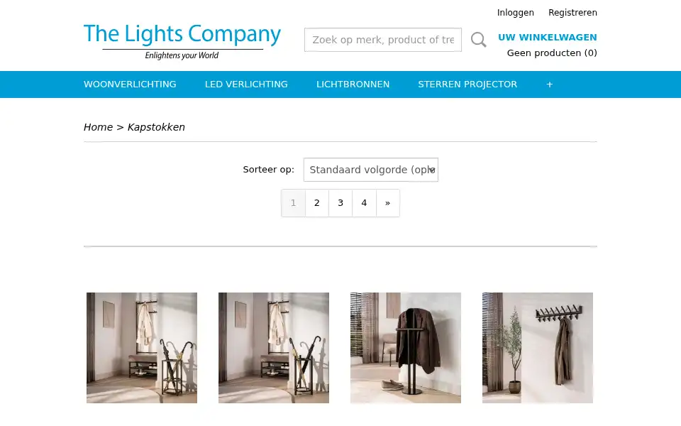 Screenshot of thelightscompany.com