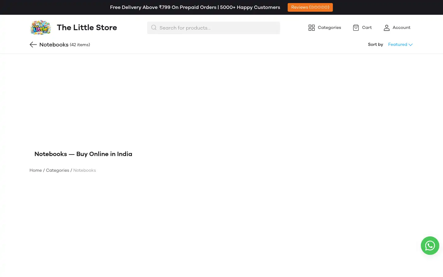 Screenshot of thelittle.in