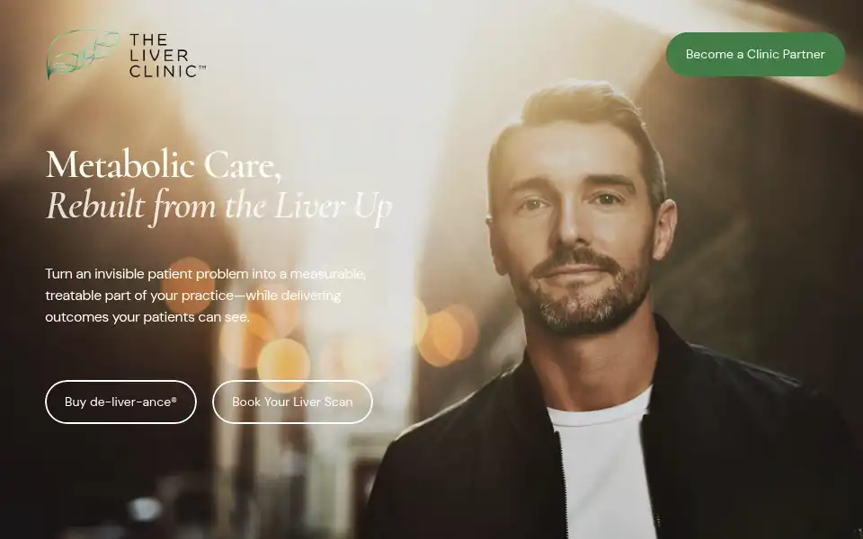 Screenshot of theliverclinic.com