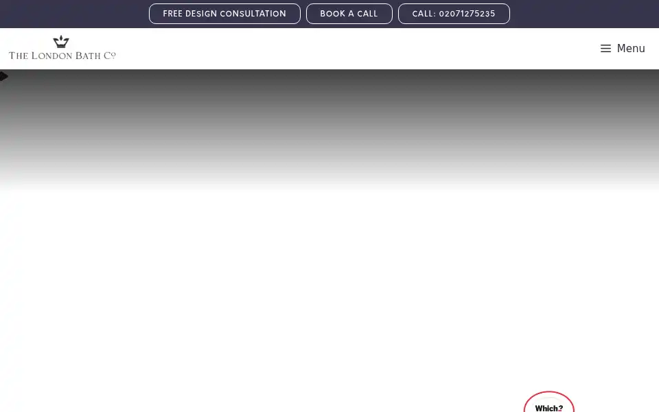 Screenshot of thelondonbathco.co.uk