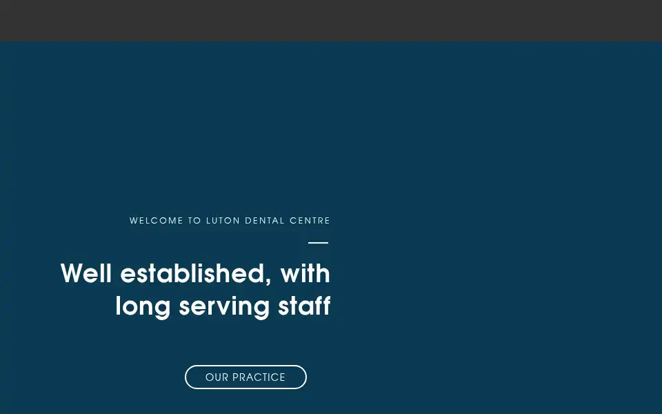 Screenshot of thelutondentalcentre.co.uk