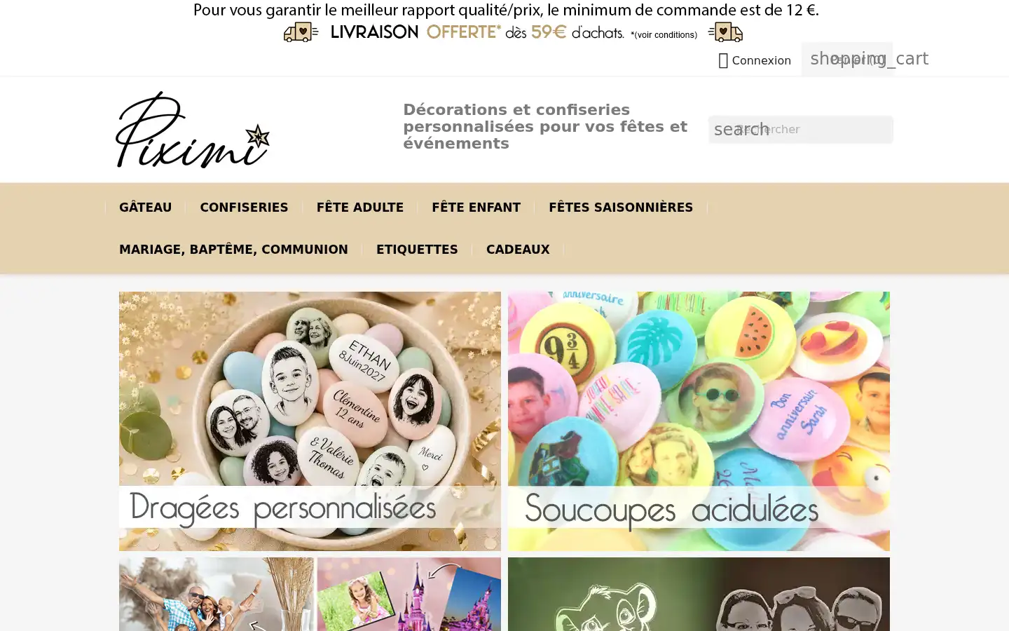 Screenshot of themadeco.fr