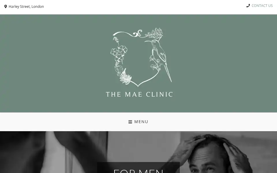 Screenshot of themaeclinic.com