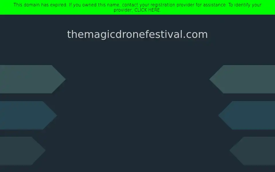 Screenshot of themagicdronefestival.com