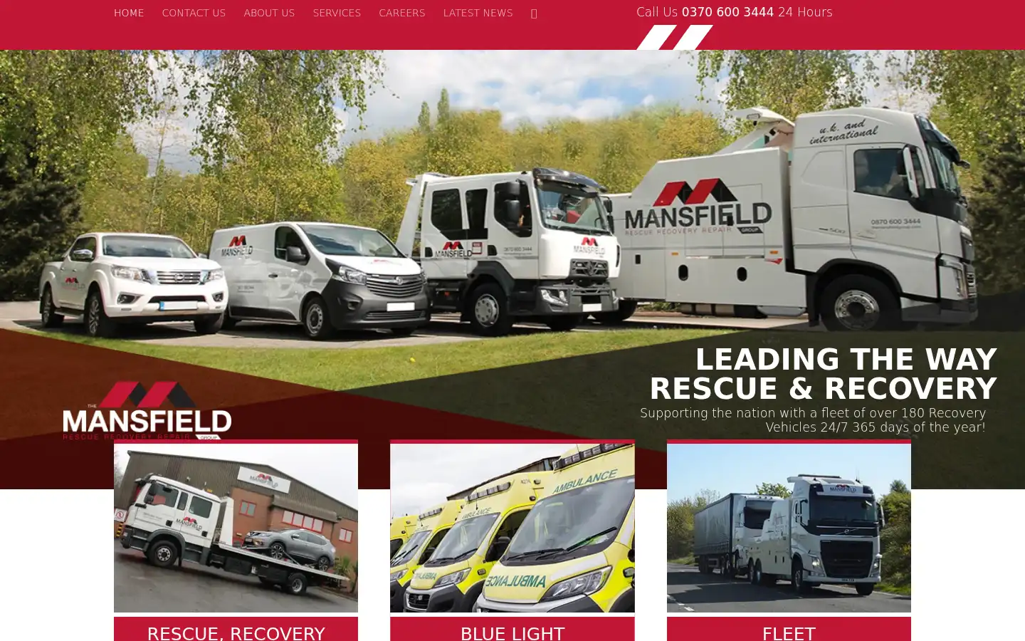 Screenshot of themansfieldgroup.com