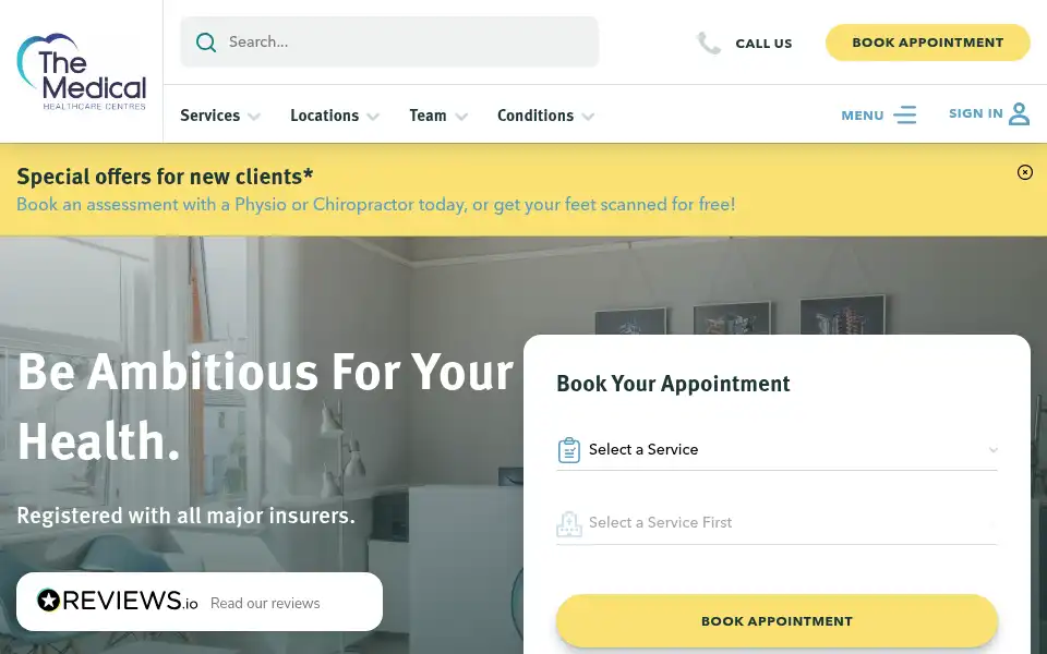 Screenshot of themedical.co.uk