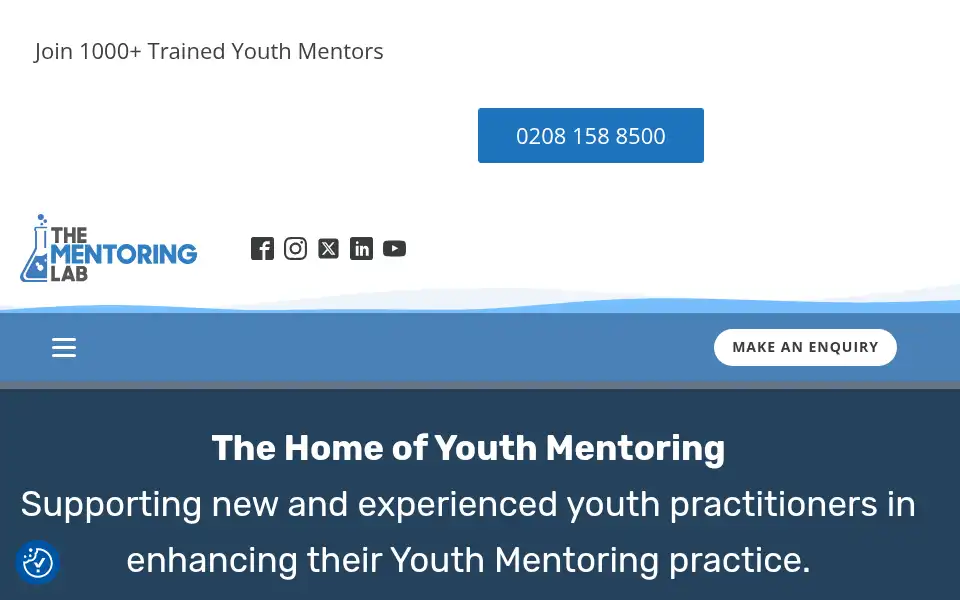 Screenshot of thementoringlab.co.uk