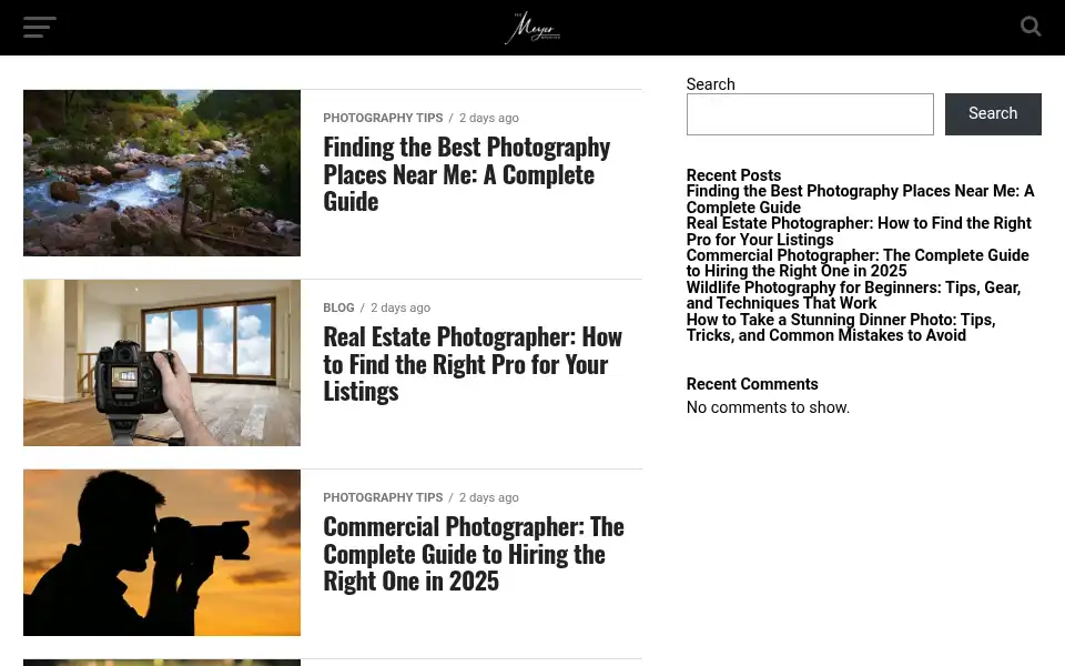 Screenshot of themeyerstudios.com