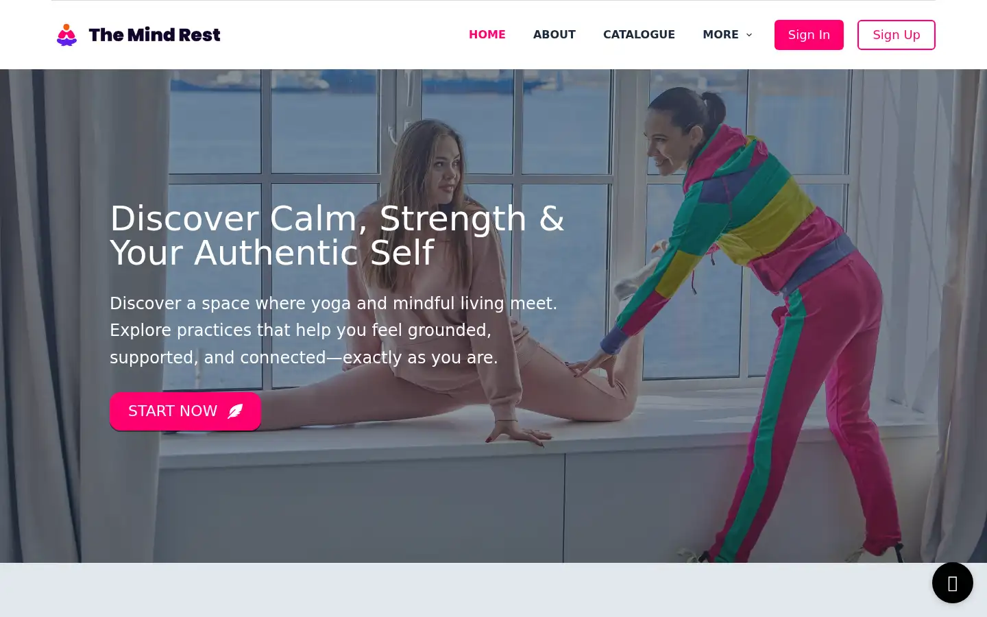 Screenshot of themindrest.com