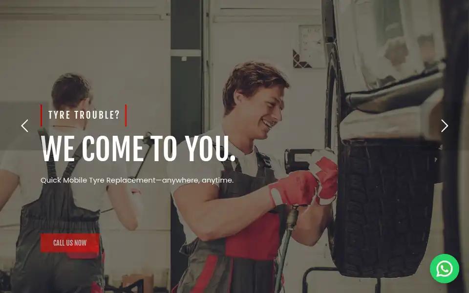 Screenshot of themobiletyreworld.co.uk