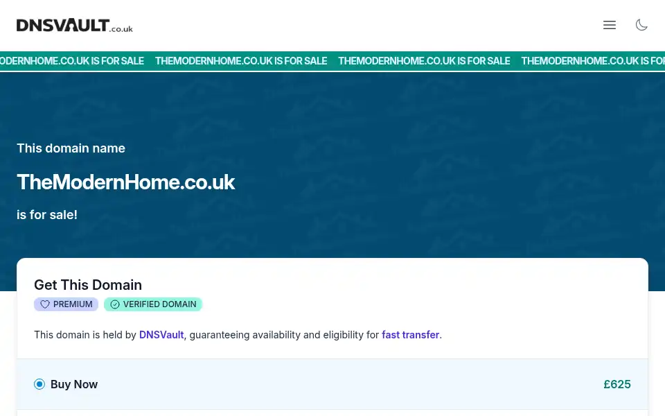 Screenshot of themodernhome.co.uk
