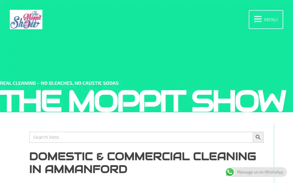 Screenshot of themoppitshow.co.uk