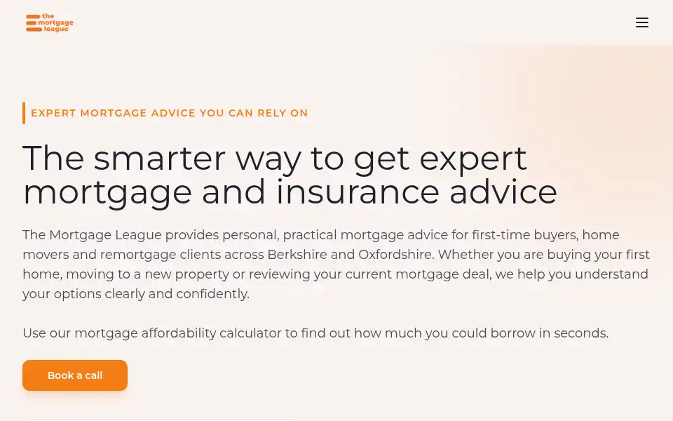Screenshot of themortgageleague.co.uk