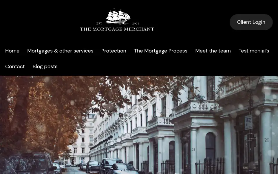 Screenshot of themortgagemerchant.com