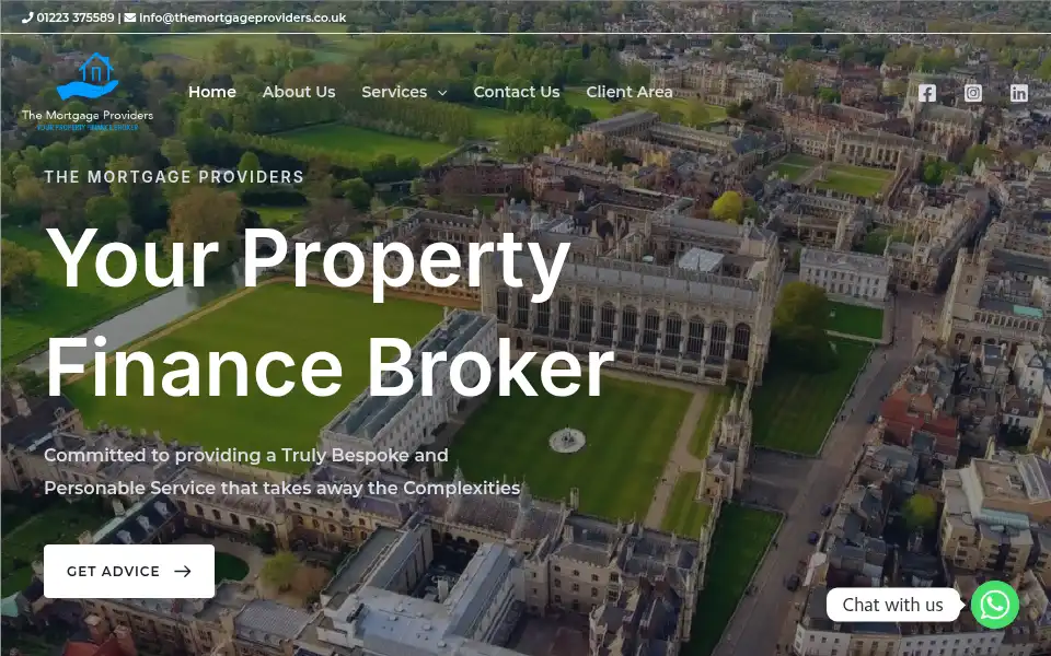 Screenshot of themortgageproviders.co.uk