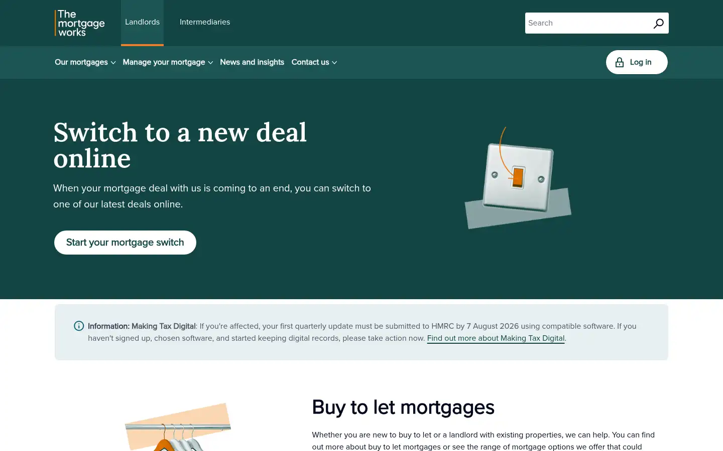 Screenshot of themortgageworks.co.uk