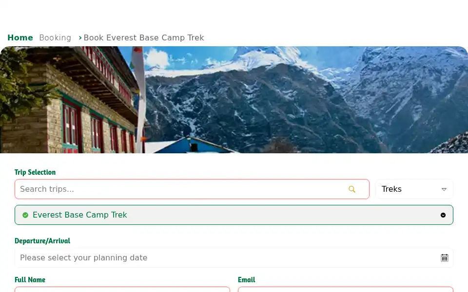 Screenshot of thenepaltravelguide.com