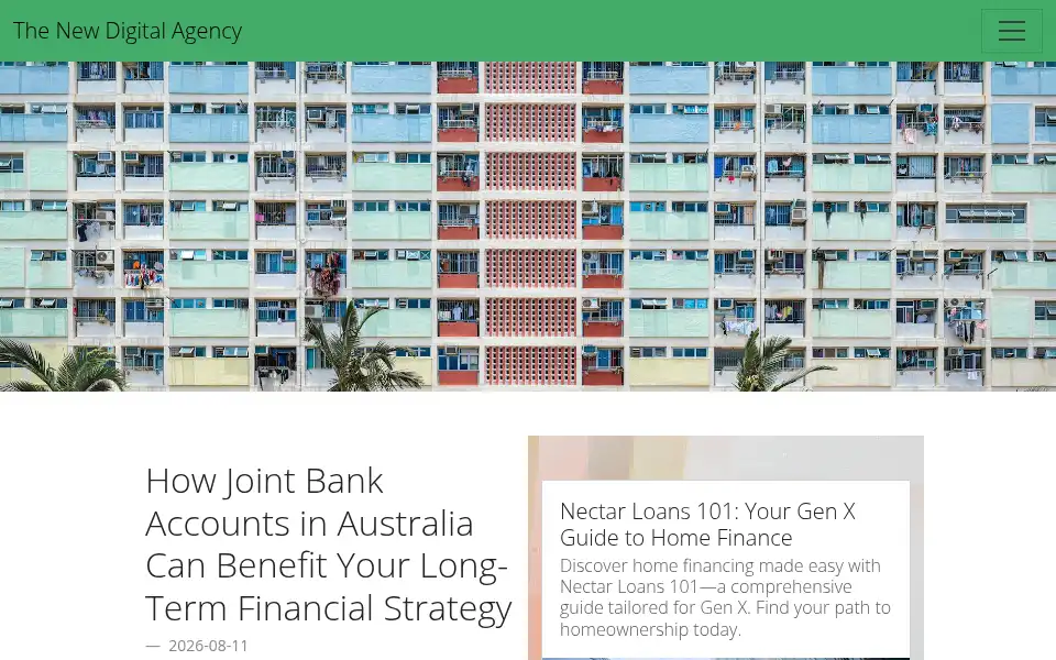 Screenshot of thenewdigitalagency.com
