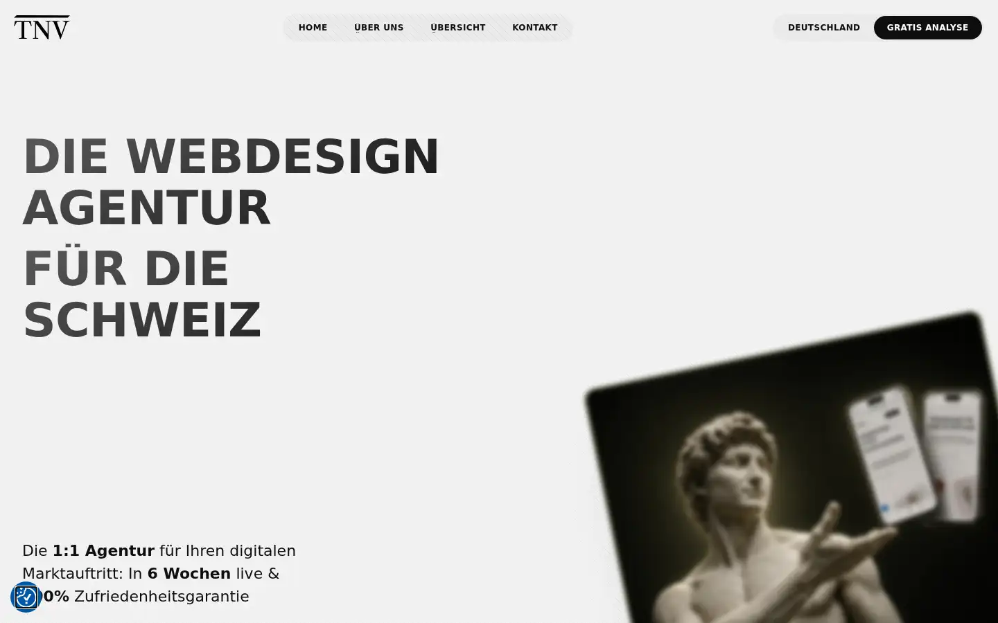 Screenshot of thenewview.de