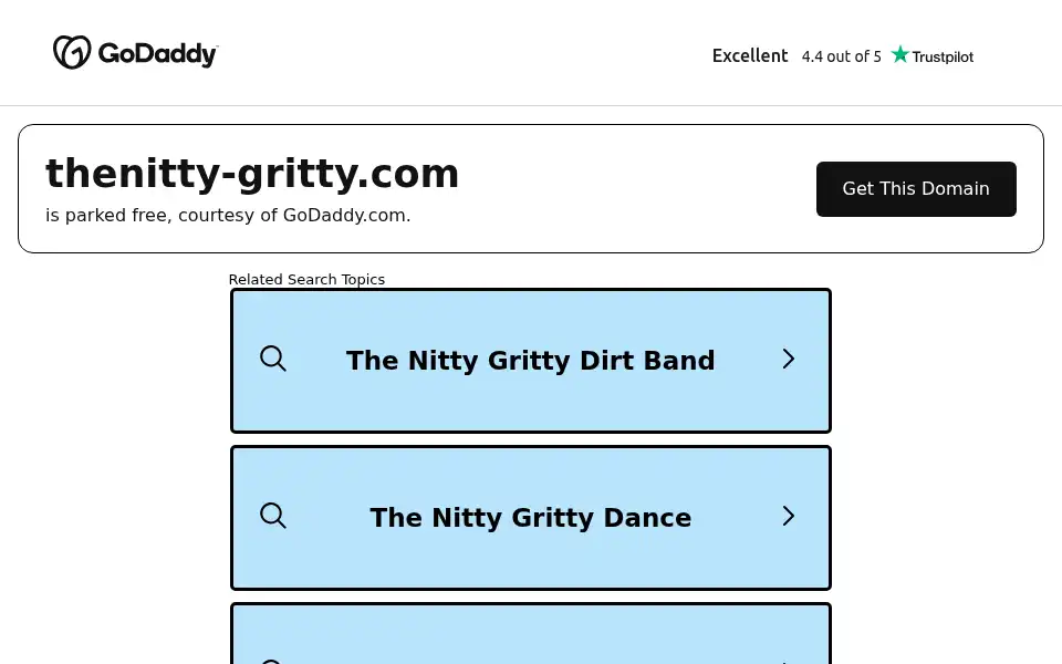 Screenshot of thenitty-gritty.com