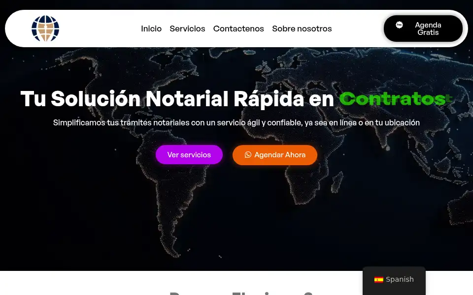 Screenshot of thenotaryglobal.com