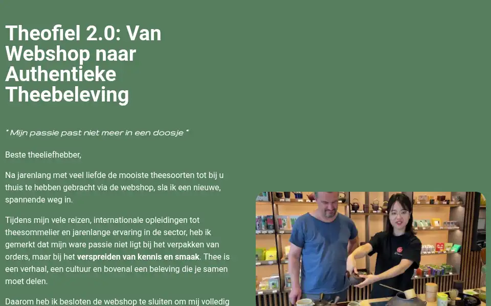 Screenshot of theofiel.com