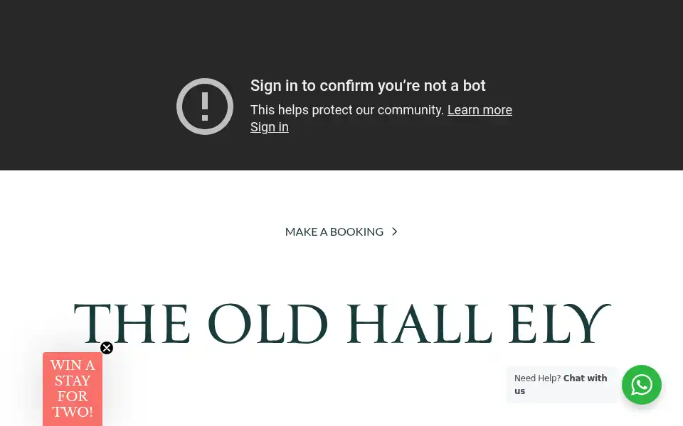 Screenshot of theoldhallely.co.uk