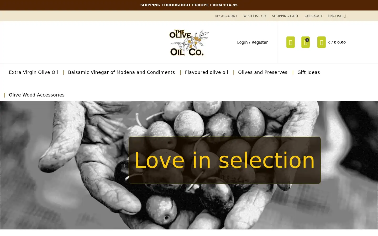 Screenshot of theoliveoilco.it