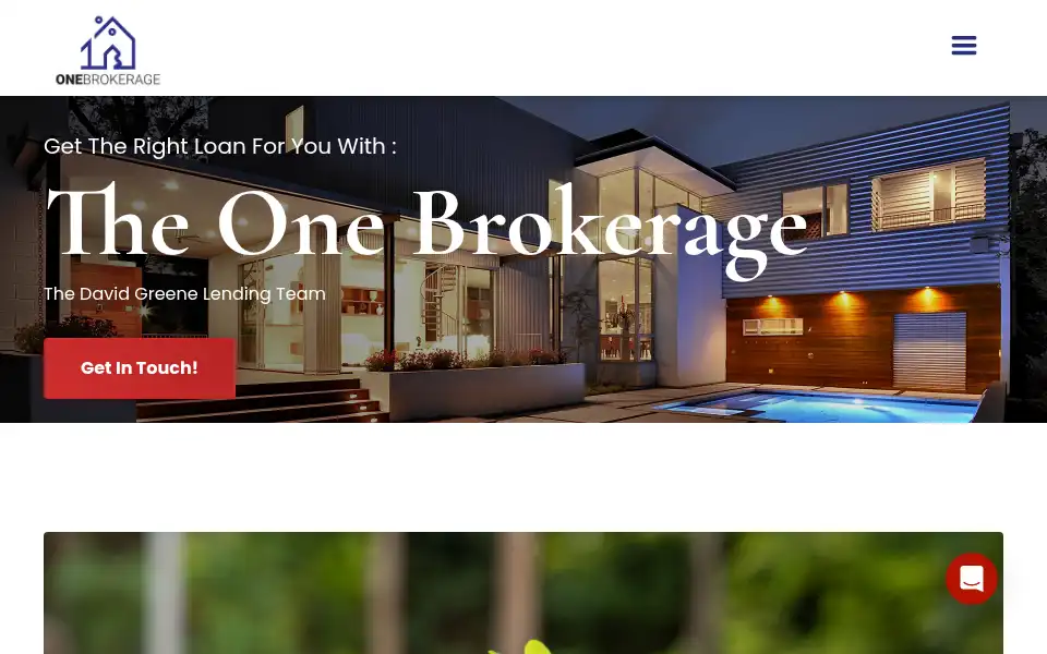 Screenshot of theonebrokerage.com
