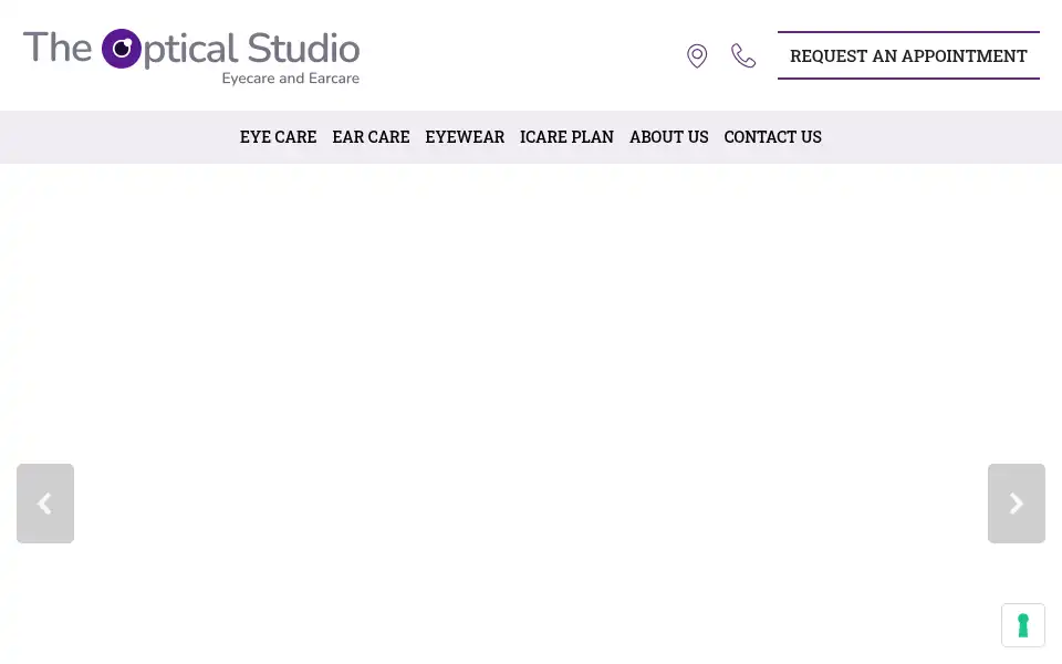 Screenshot of theopticalstudio.com