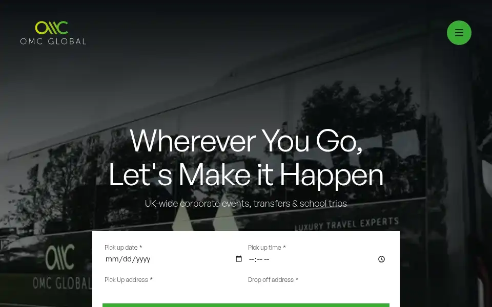 Screenshot of theoxfordminibuscompany.co.uk