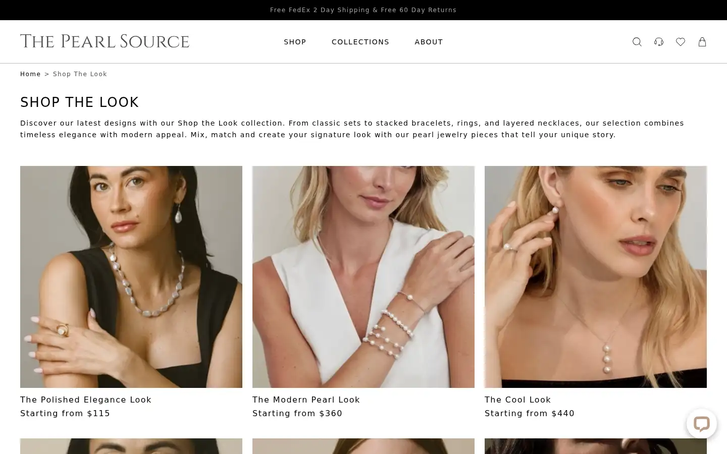 Screenshot of thepearlsource.com